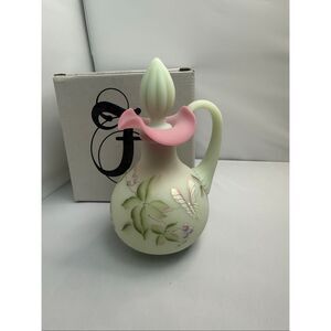 Fenton Lotus Mist Burmese Cruet – Historic Collection 2000 – Showcase Dealer Exc